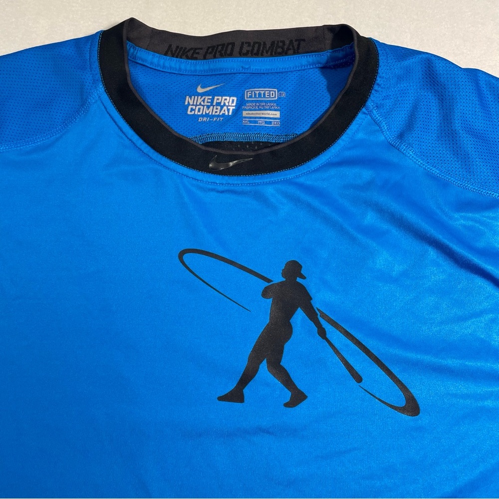Nike Pro Combat Fitted Swingman Long Sleeve Size XXL Style# 578312-407